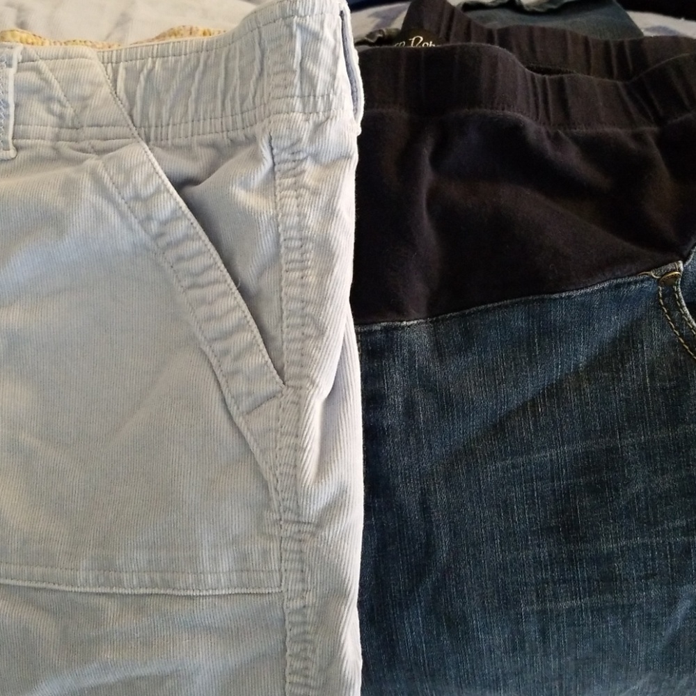 two maternity pants size L